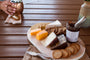 Nautical Trestle 48" Round Counter Table