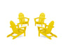 4-Piece Classic Adirondack Conversation Set