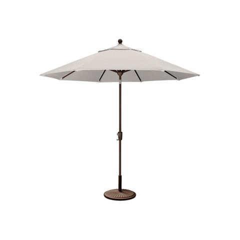9' Tilt Market Umbrella & Base (Bronze/Cast Ash)