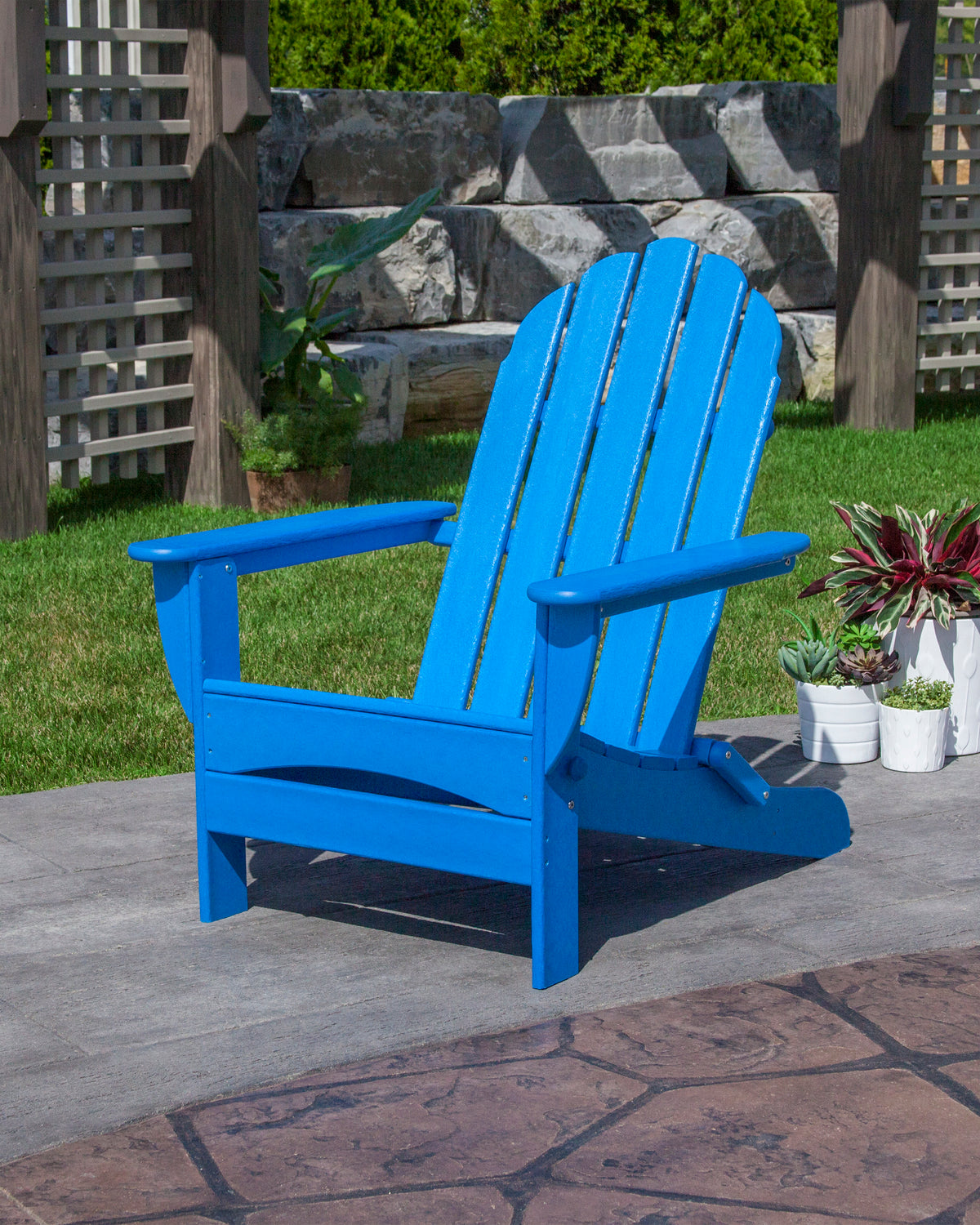 Classic Oversized Folding Adirondack Chair