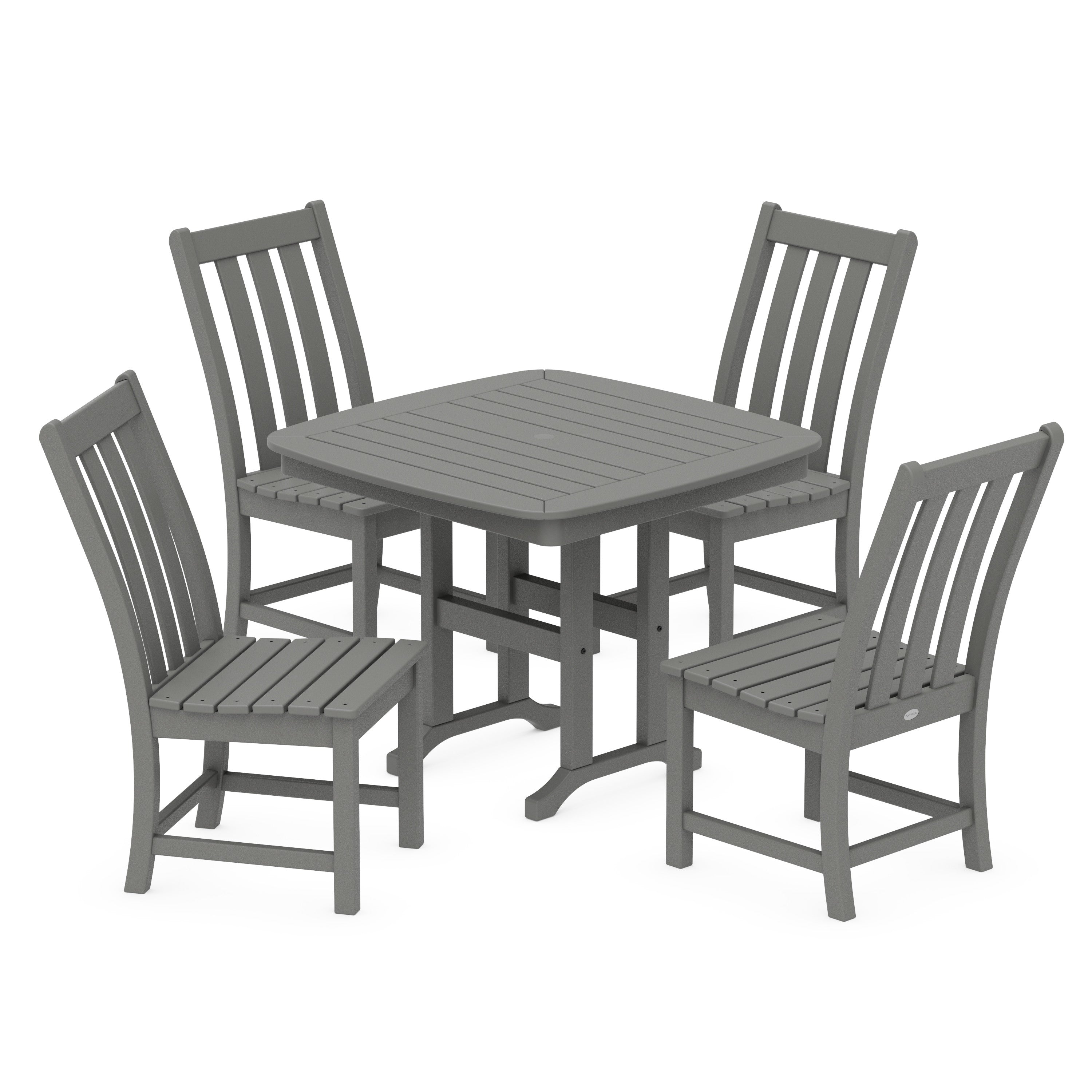 Vineyard Side Chair 5-Piece Farmhouse Dining Set - Thumbnail 4