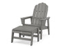 Vineyard Grand Upright Adirondack Chair with Ottoman