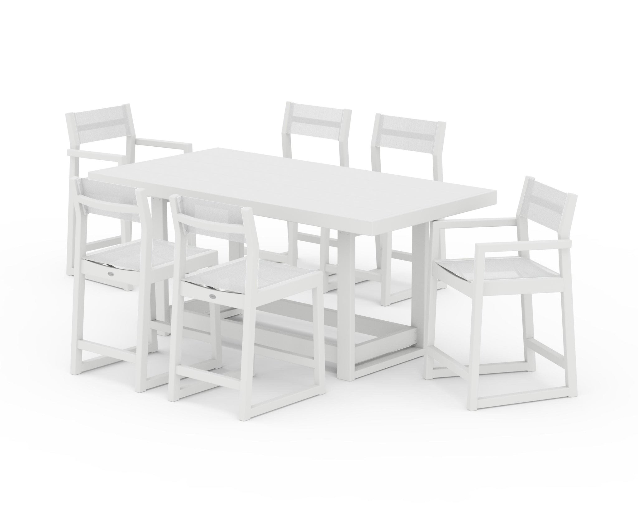 EDGE Sling 7-Piece Counter Table Set