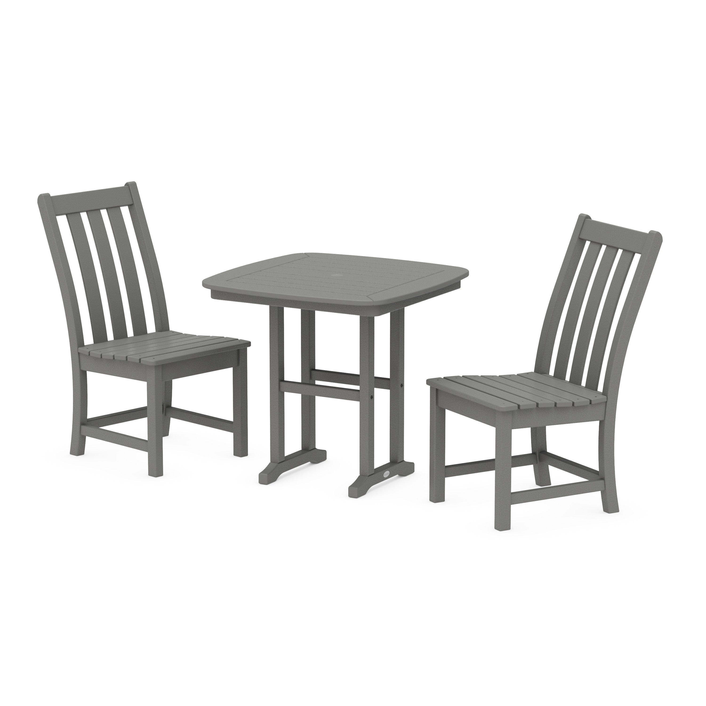 POLYWOOD Vineyard 3-Piece Round Bistro Dining Set - Thumbnail 4