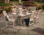 Vineyard 7-Piece Farmhouse Dining Set with Trestle Legs