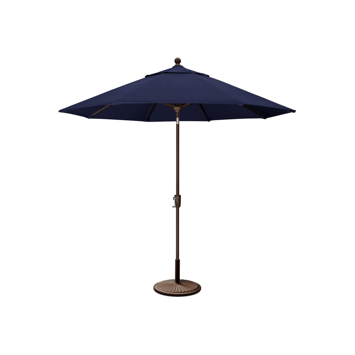 amelia 9 ft. patio table umbrella with tilt and crank 9' Tilt Outdoor Table Umbrella with Base
