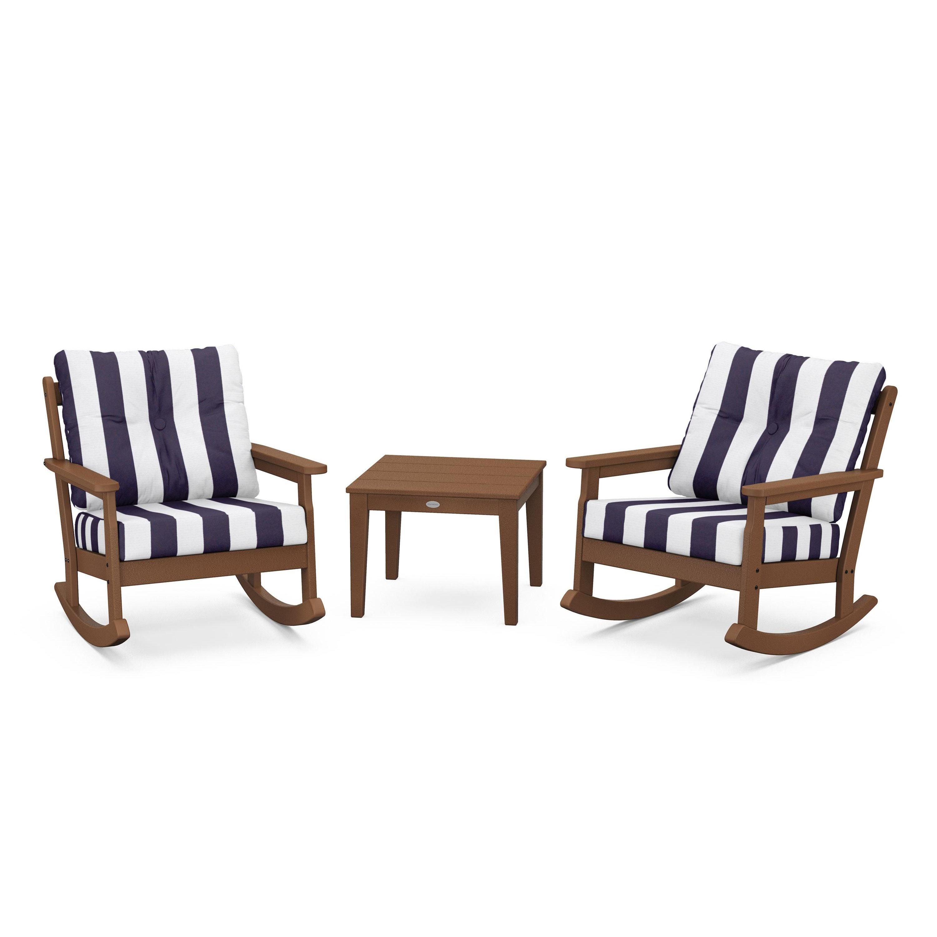 Vineyard 3-Piece Deep Seating Rocker Set