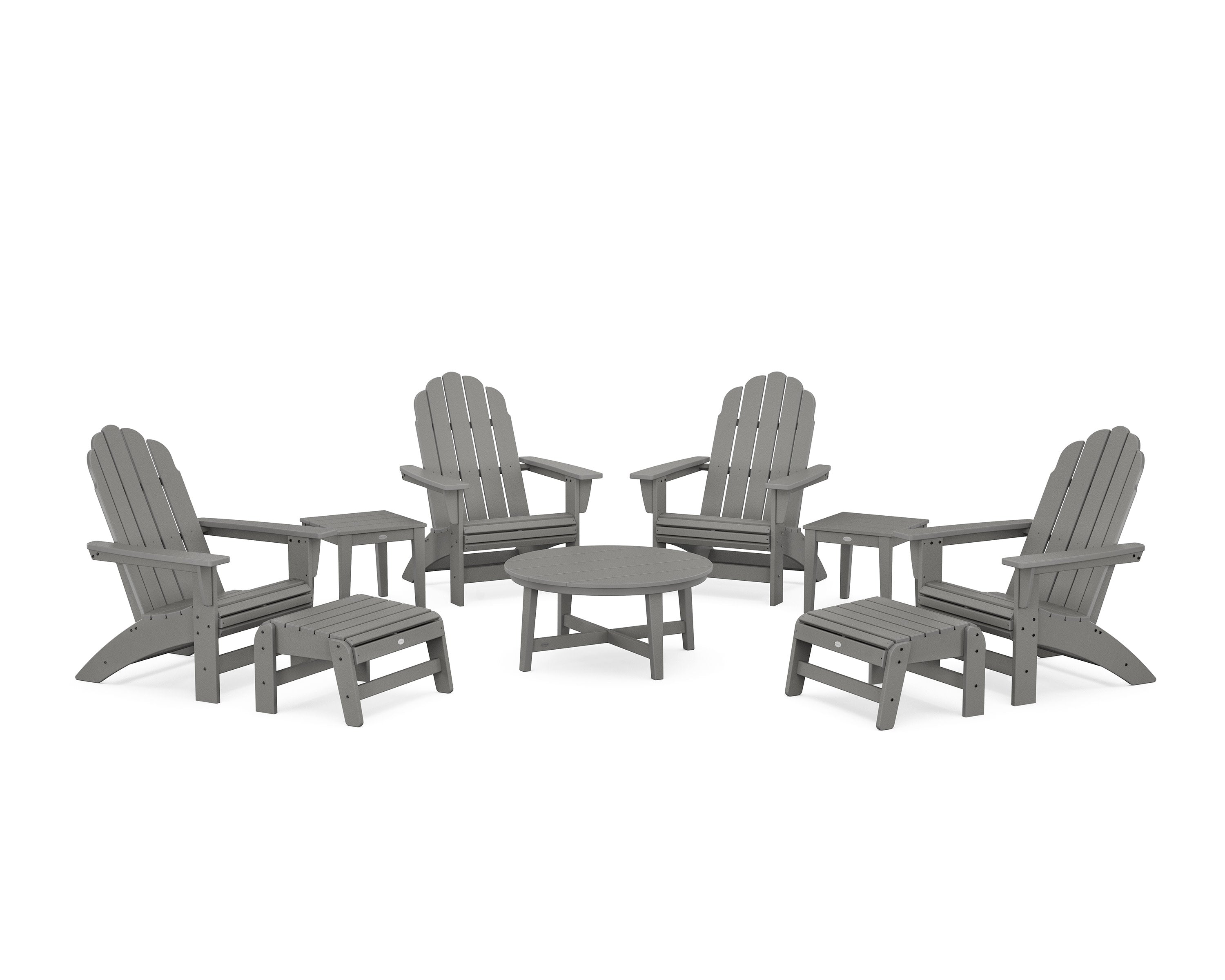 Vineyard Grand Adirondack 9-Piece Conversation Set