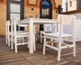 Modern Studio Urban Chair 7-Piece Parsons Table Dining Set