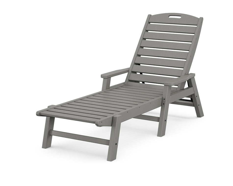 Nautical Chaise with Arms