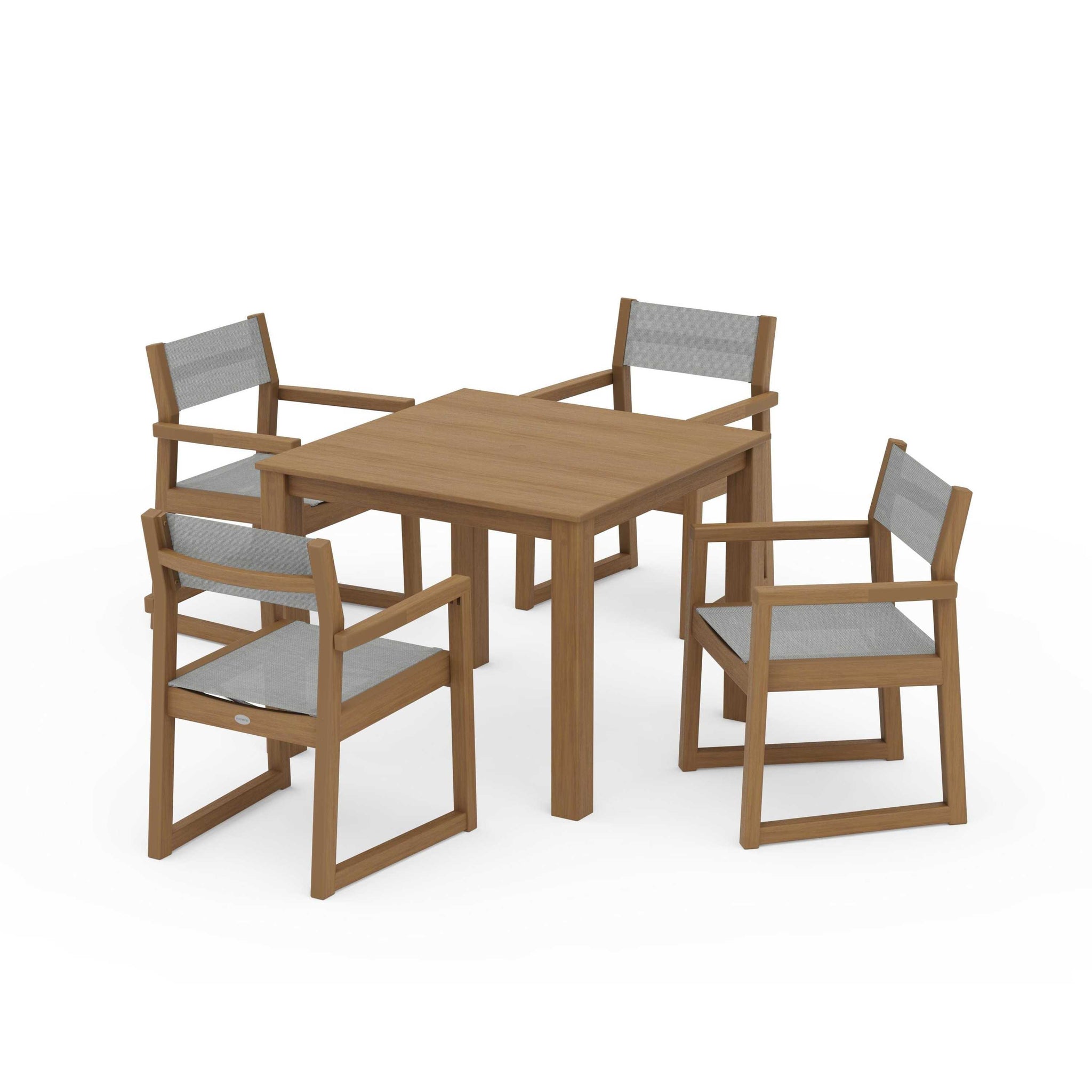EDGE Sling Arm Chair 5-Piece Parsons Dining Set