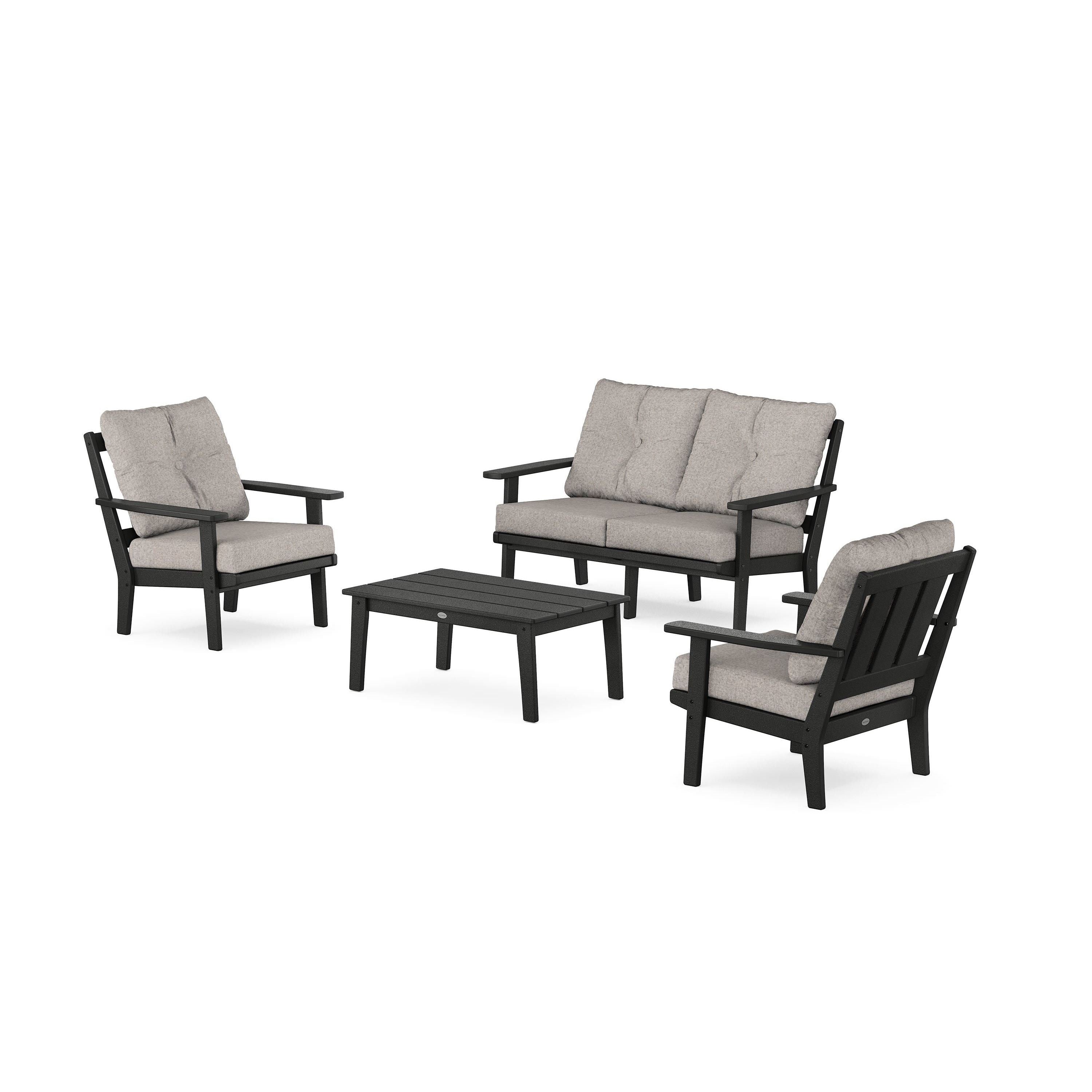 Oxford 4-Piece Deep Seating Set with Loveseat