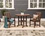 Mission 3-Piece Farmhouse Dining Set