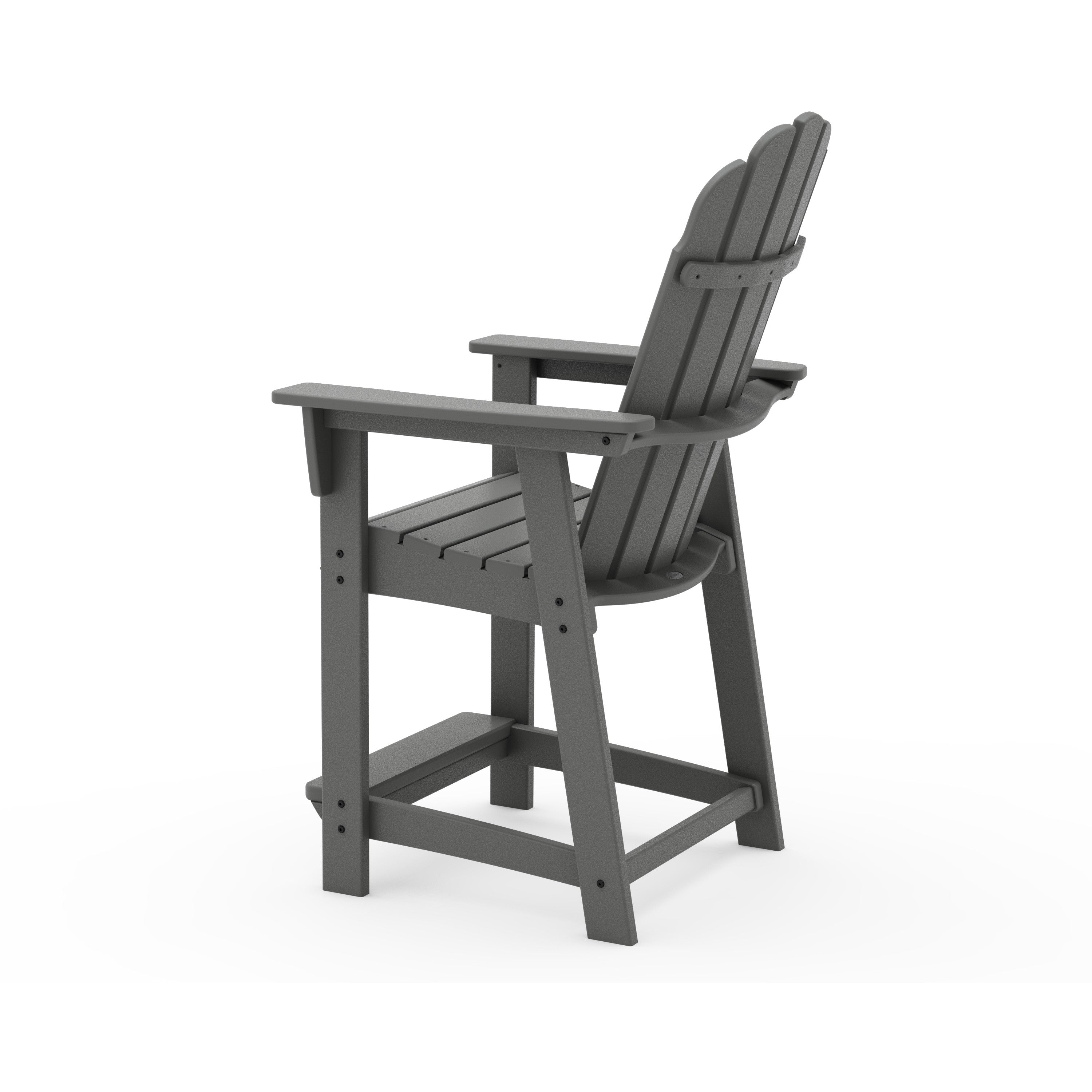 POLYWOOD Vineyard Curveback Adirondack Bar Chair - Thumbnail 3